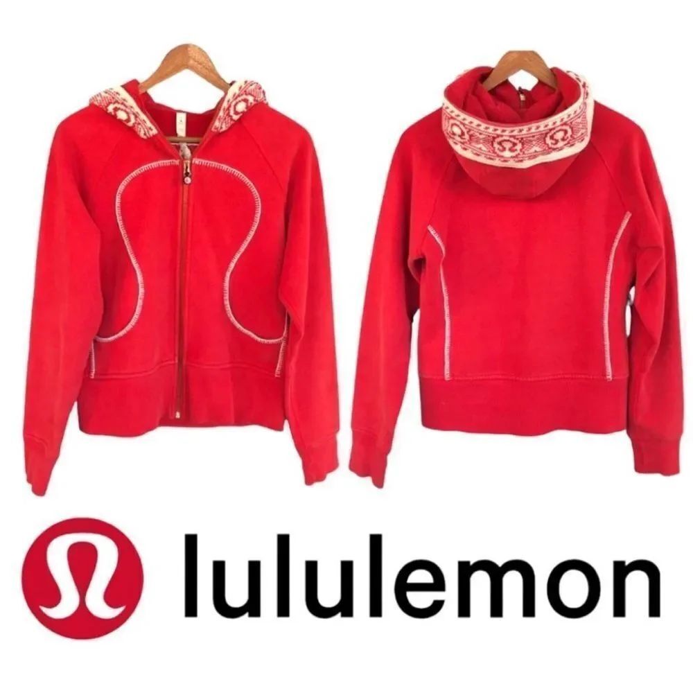 Lululemon Limited Edition Olympic Canada Scuba Jacket Rare size 6